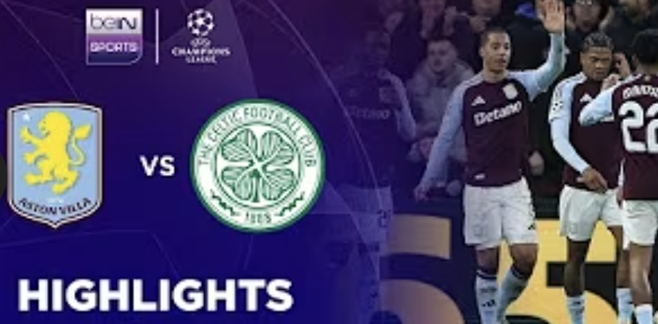 Aston Villa 4-2 Celtic | Champions League 24/25 Match Highlights